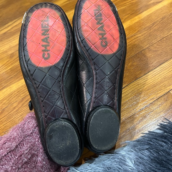 Chanel Cambon Quilted Leather Maryjane Ballet Flats - Rare and Hard to Find!! - Picture 3 of 15